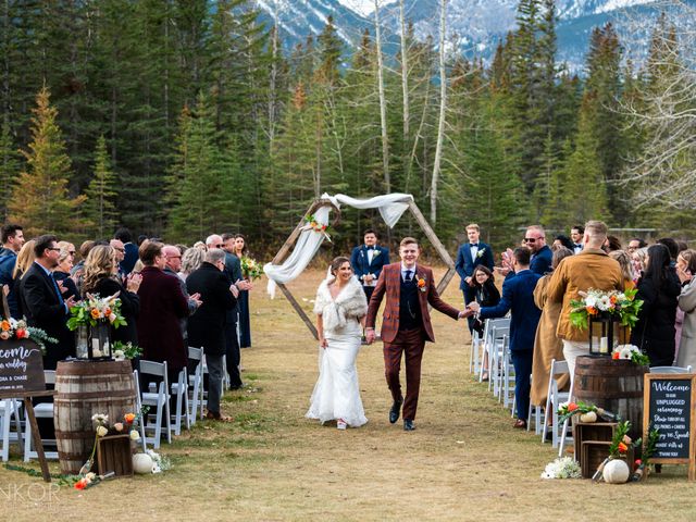 Chase and Sandra&apos;s wedding in Canmore, Alberta 50