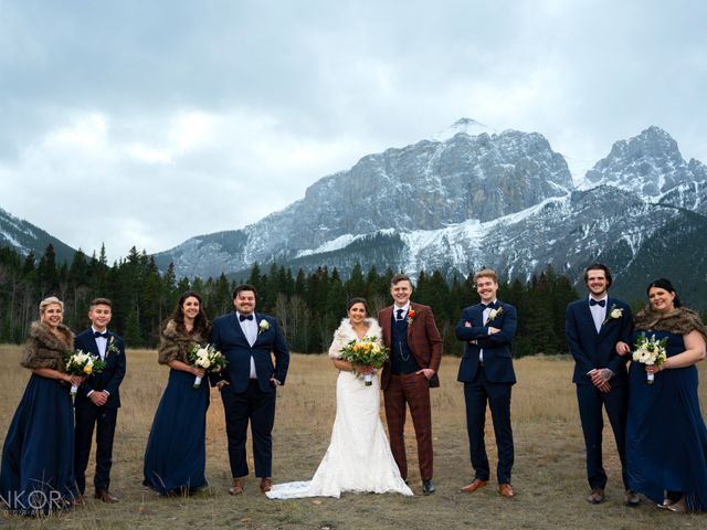 Chase and Sandra&apos;s wedding in Canmore, Alberta 53