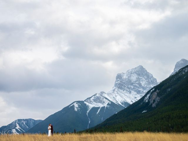 Chase and Sandra&apos;s wedding in Canmore, Alberta 57