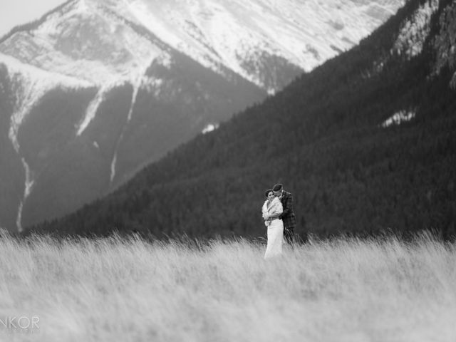 Chase and Sandra&apos;s wedding in Canmore, Alberta 1