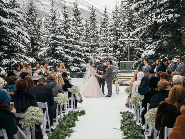 Nathan and Carolina&apos;s wedding in Banff, Alberta 39