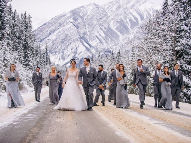 Nathan and Carolina&apos;s wedding in Banff, Alberta 42