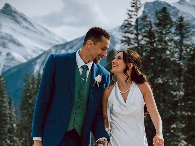 Anthony and Katherine&apos;s wedding in Canmore, Alberta 11