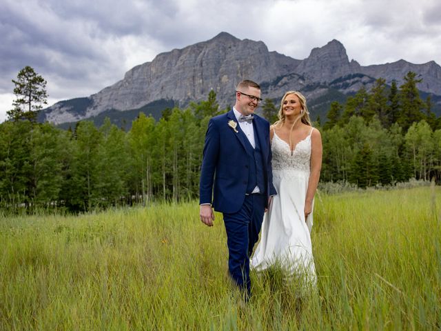 Phillip and Courtney&apos;s wedding in Canmore, Alberta 11