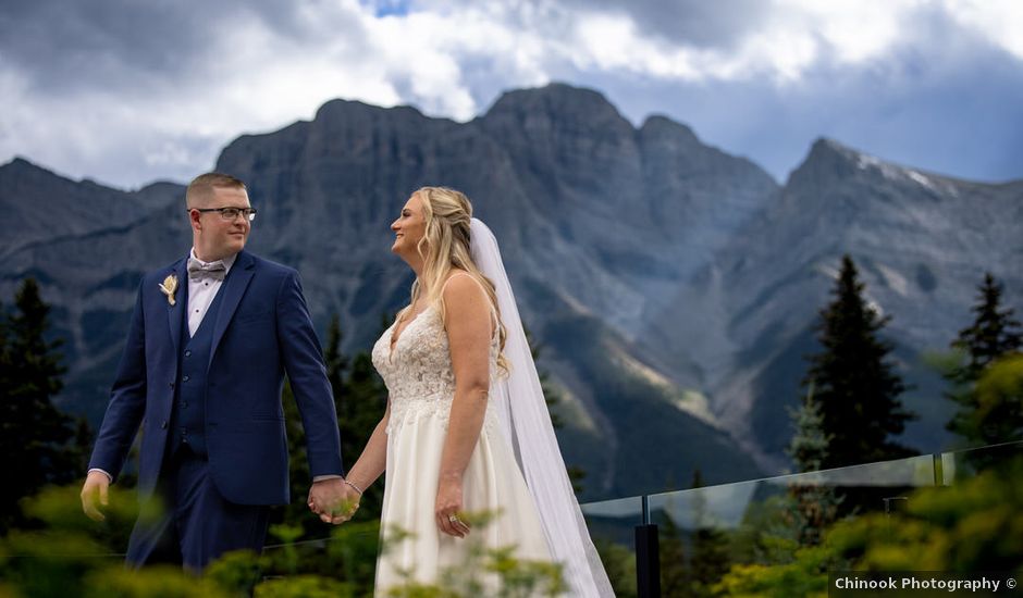 Phillip and Courtney's wedding in Canmore, Alberta