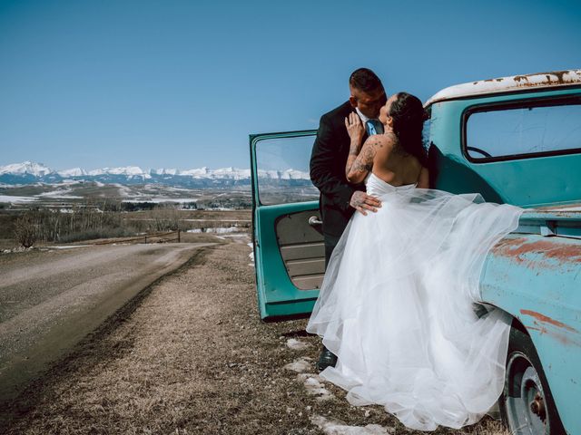 Roy and Melissa&apos;s wedding in Longview, Alberta 2