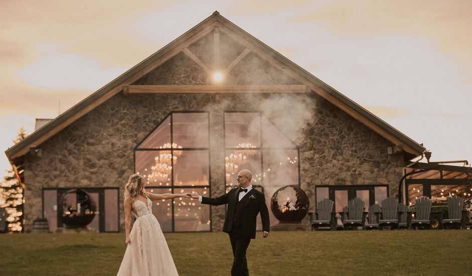 Ryan  and Cassie's wedding in Uxbridge, Ontario