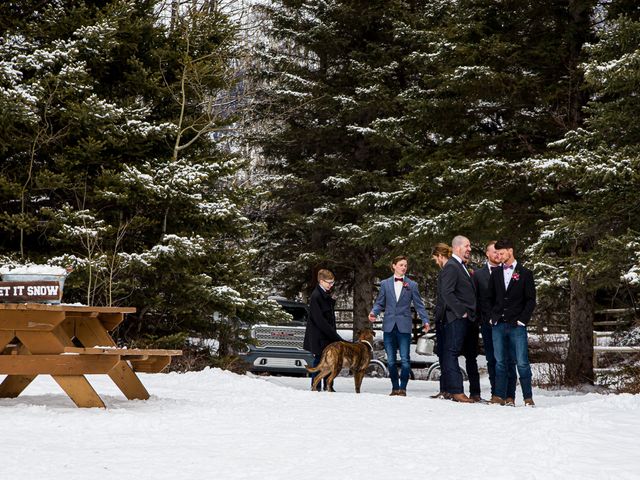 Trent and Kyrstin&apos;s wedding in Canmore, Alberta 27