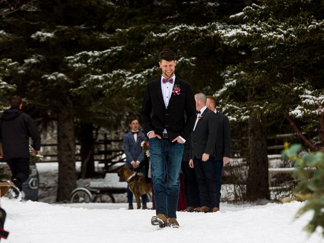 Trent and Kyrstin&apos;s wedding in Canmore, Alberta 28