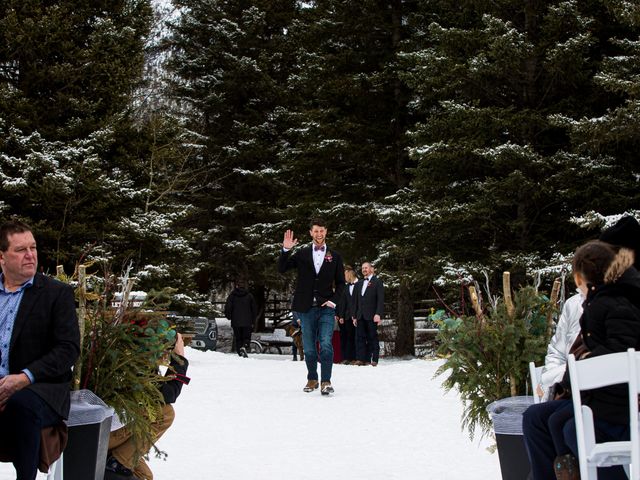 Trent and Kyrstin&apos;s wedding in Canmore, Alberta 29