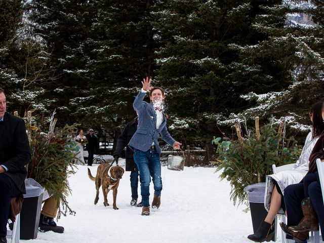 Trent and Kyrstin&apos;s wedding in Canmore, Alberta 32