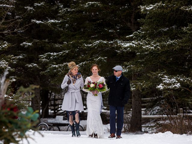 Trent and Kyrstin&apos;s wedding in Canmore, Alberta 33
