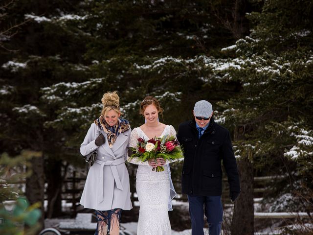 Trent and Kyrstin&apos;s wedding in Canmore, Alberta 34