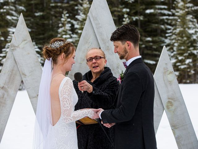 Trent and Kyrstin&apos;s wedding in Canmore, Alberta 40