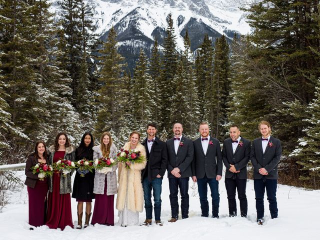 Trent and Kyrstin&apos;s wedding in Canmore, Alberta 43