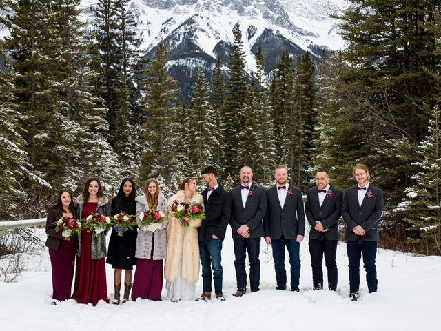 Trent and Kyrstin&apos;s wedding in Canmore, Alberta 44