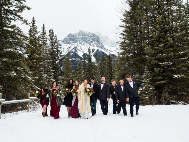 Trent and Kyrstin&apos;s wedding in Canmore, Alberta 46