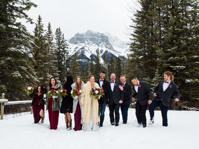 Trent and Kyrstin&apos;s wedding in Canmore, Alberta 47