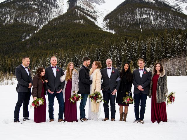 Trent and Kyrstin&apos;s wedding in Canmore, Alberta 48