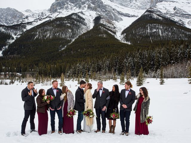 Trent and Kyrstin&apos;s wedding in Canmore, Alberta 49