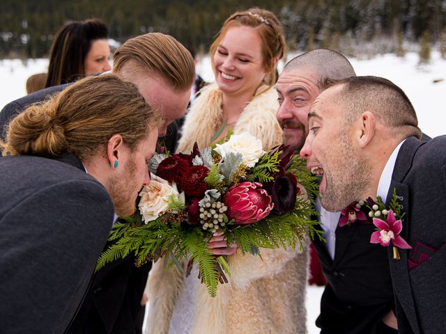 Trent and Kyrstin&apos;s wedding in Canmore, Alberta 50