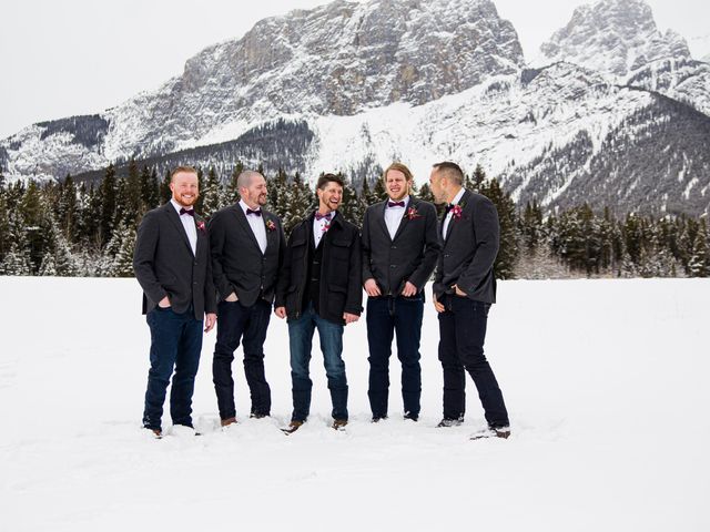 Trent and Kyrstin&apos;s wedding in Canmore, Alberta 54