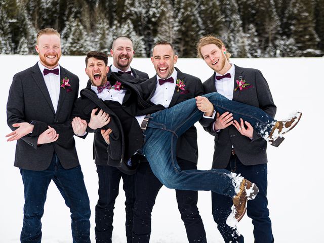 Trent and Kyrstin&apos;s wedding in Canmore, Alberta 55