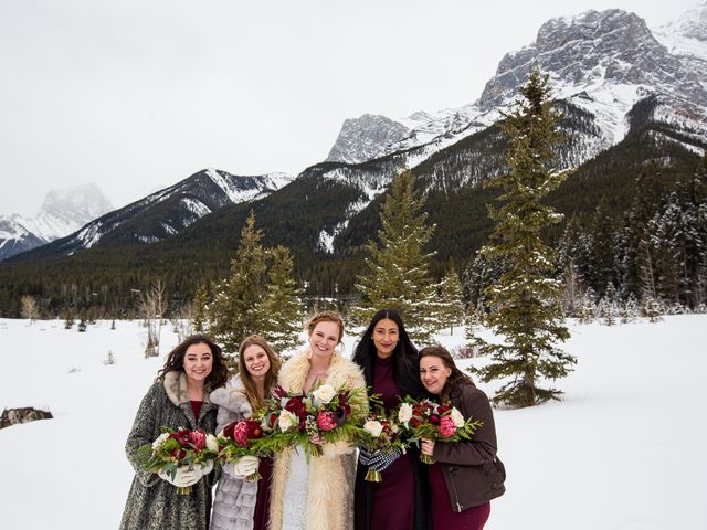 Trent and Kyrstin&apos;s wedding in Canmore, Alberta 56