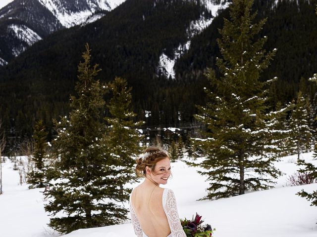 Trent and Kyrstin&apos;s wedding in Canmore, Alberta 60