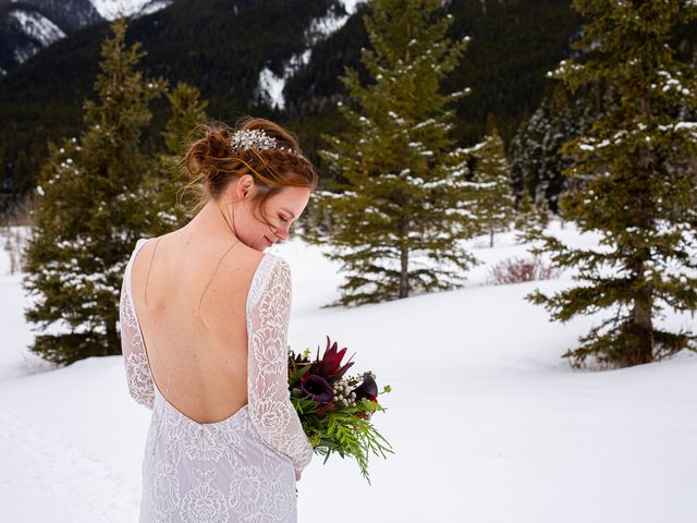 Trent and Kyrstin&apos;s wedding in Canmore, Alberta 61