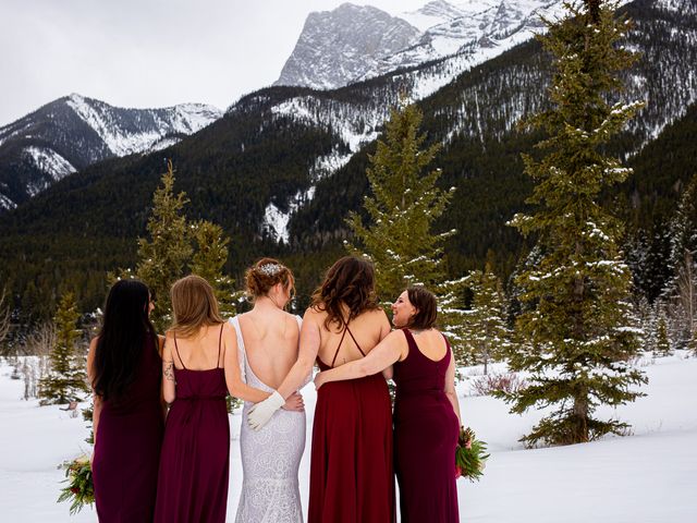 Trent and Kyrstin&apos;s wedding in Canmore, Alberta 62