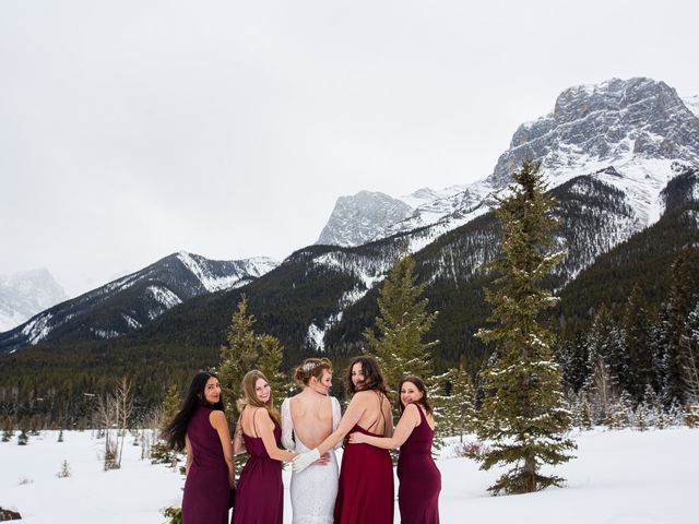 Trent and Kyrstin&apos;s wedding in Canmore, Alberta 63