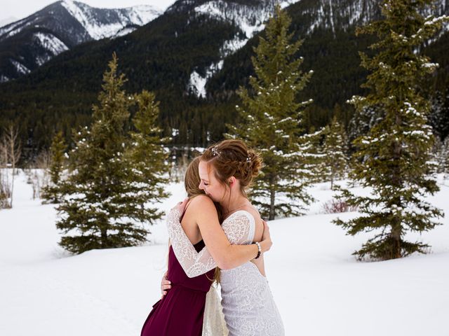 Trent and Kyrstin&apos;s wedding in Canmore, Alberta 65