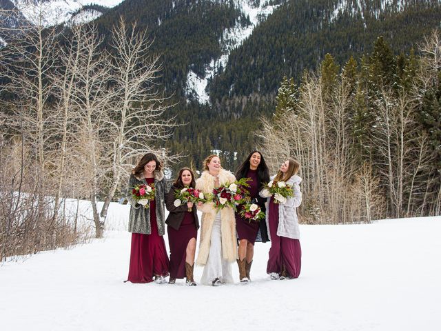 Trent and Kyrstin&apos;s wedding in Canmore, Alberta 66