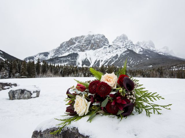 Trent and Kyrstin&apos;s wedding in Canmore, Alberta 69