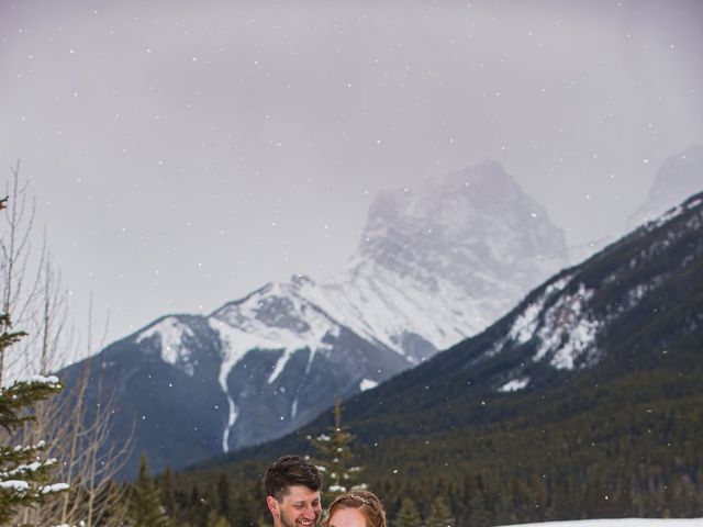Trent and Kyrstin&apos;s wedding in Canmore, Alberta 74