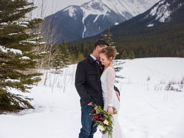 Trent and Kyrstin&apos;s wedding in Canmore, Alberta 75