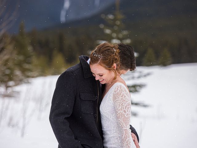 Trent and Kyrstin&apos;s wedding in Canmore, Alberta 76