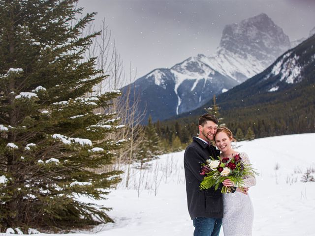 Trent and Kyrstin&apos;s wedding in Canmore, Alberta 77
