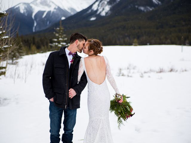 Trent and Kyrstin&apos;s wedding in Canmore, Alberta 79