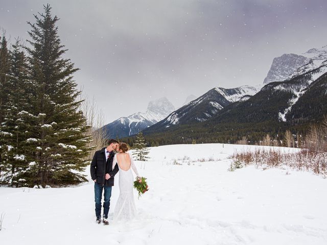 Trent and Kyrstin&apos;s wedding in Canmore, Alberta 80
