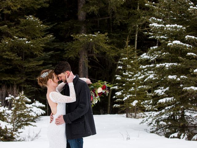 Trent and Kyrstin&apos;s wedding in Canmore, Alberta 87