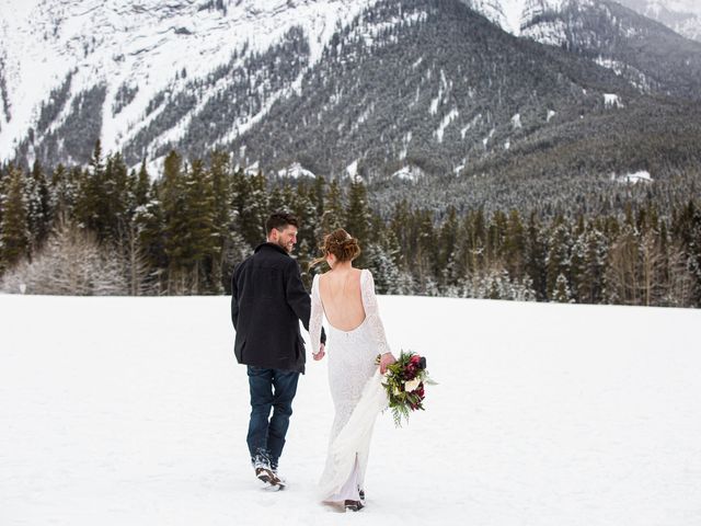 Trent and Kyrstin&apos;s wedding in Canmore, Alberta 89