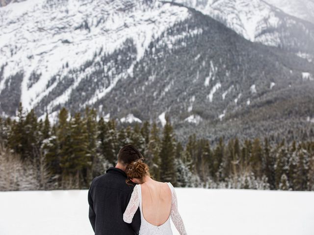 Trent and Kyrstin&apos;s wedding in Canmore, Alberta 91