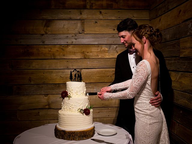 Trent and Kyrstin&apos;s wedding in Canmore, Alberta 1