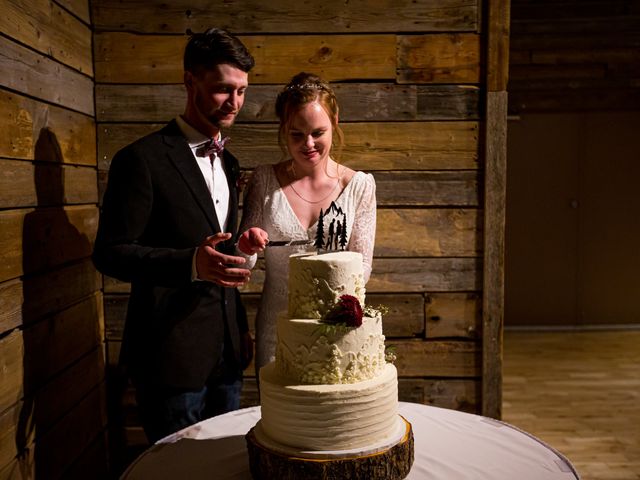 Trent and Kyrstin&apos;s wedding in Canmore, Alberta 100