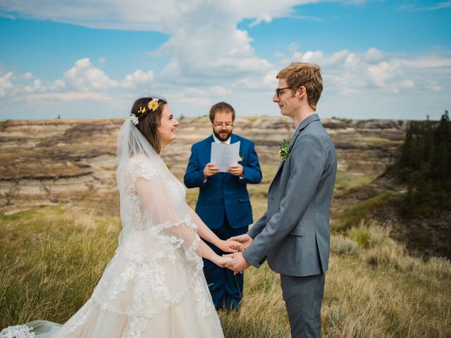 Aaron and Aubrey&apos;s wedding in Drumheller, Alberta 6