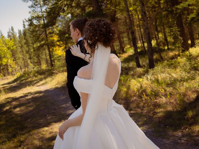 Reg and Shannon&apos;s wedding in Banff, Alberta 10