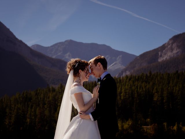 Reg and Shannon&apos;s wedding in Banff, Alberta 15