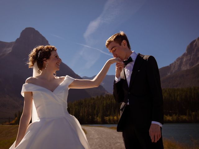 Reg and Shannon&apos;s wedding in Banff, Alberta 16